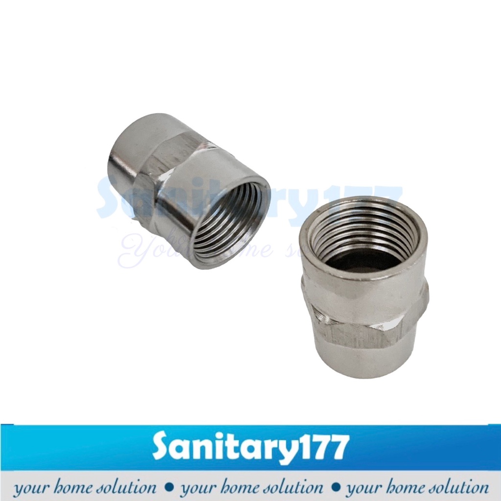 Sok kran Stainless 1/2 in Drat DALAM S05-fitting pipa sambungan sock pipe spare part sokran spare part kran /j15B