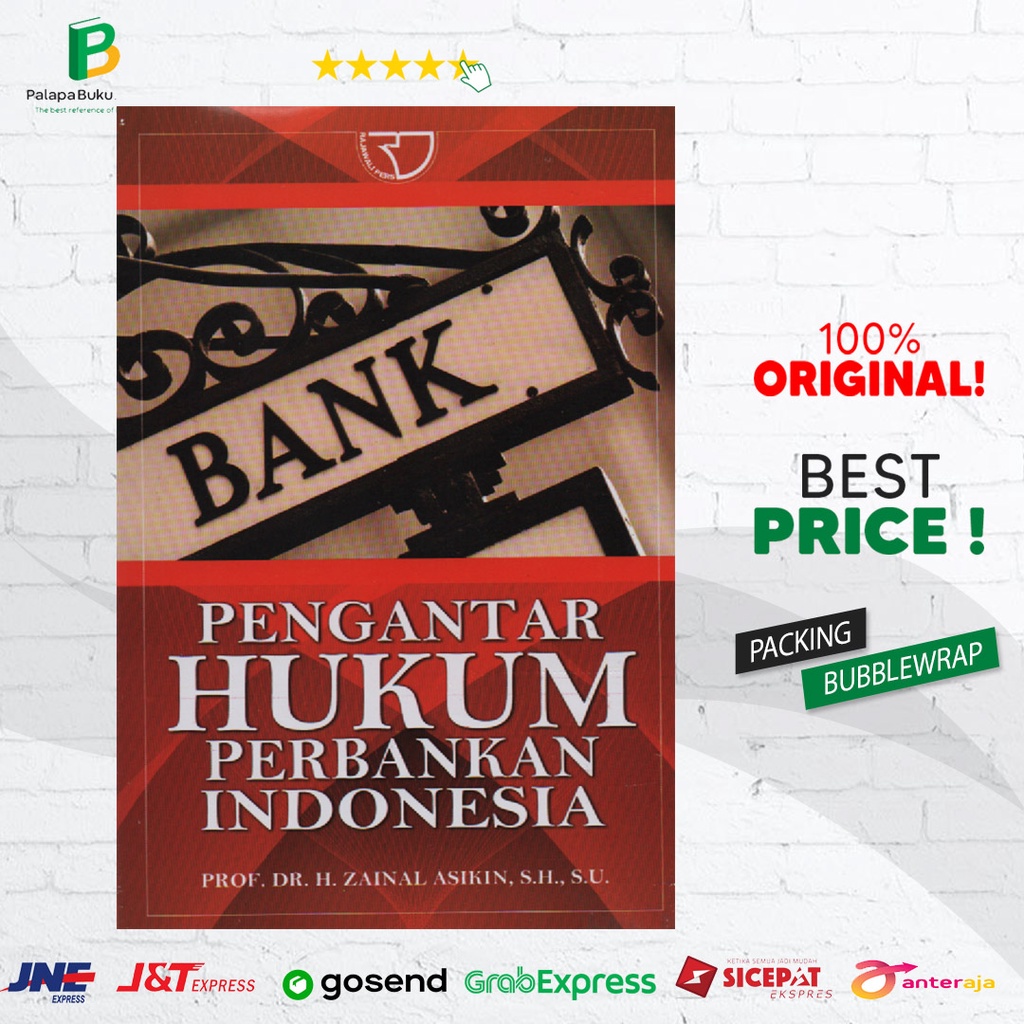 Jual Buku Pengantar Hukum Perbankan Indonesia Prof Dr H Zainal