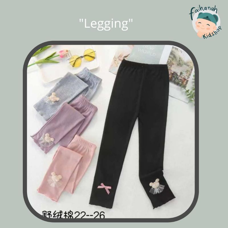 Legging Anak Cewek / Legging Anak 4-9Th / Legging Anak Polos Import