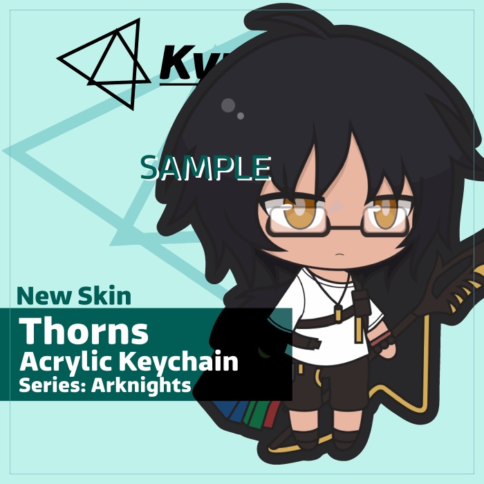 Keychain Arknights Thorns New Skin
 | KyraMerch Anime Fanmerch Dealer
