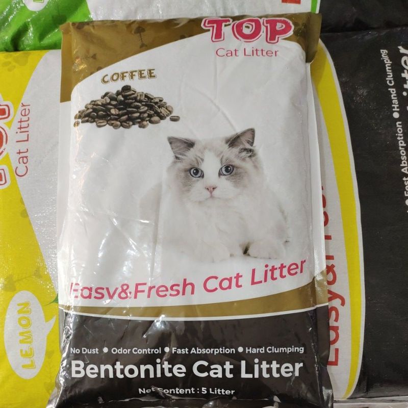 Pasir Top Cat litter coffe 5L