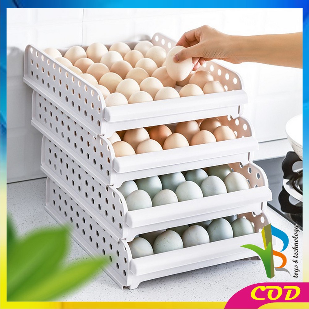 RB-C201 Rak Telur Egg Storage Box Organizer Kotak Telur Tempat Penyimpanan Telor 30 Sekat Impor