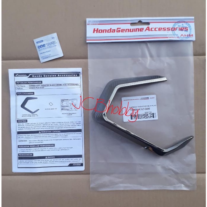 Garnish Radiator Honda PCX 160 Vario 160 ADV 160 2022 Stylo 160 original AHM