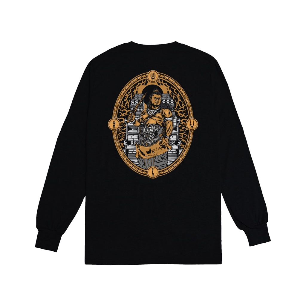 BIJAK JAWA Kaos Gajah Mada Hitam