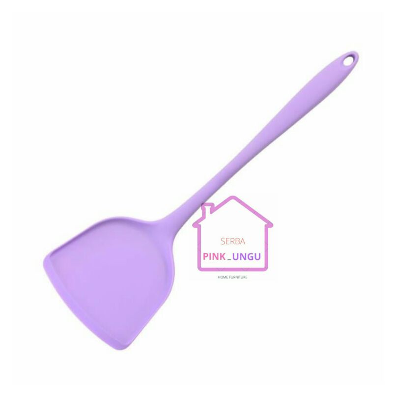 SPATULA SILICONE PURPLE/SPATULA MASAK UNGU/SPATULA ANTI PANAS