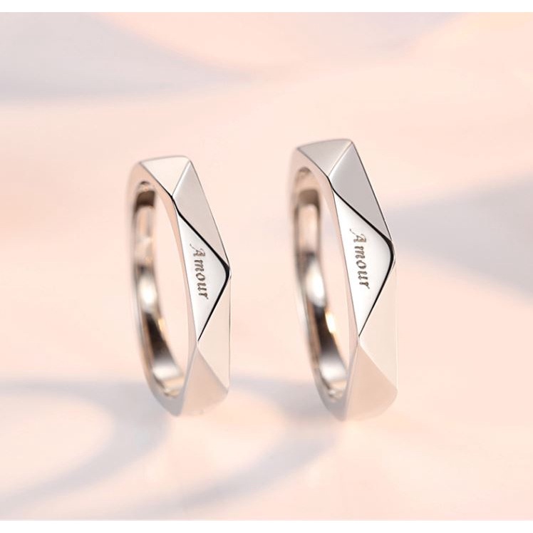 Cincin couple-Amour cincin pasangan cincin titanium Original Arctic Deer