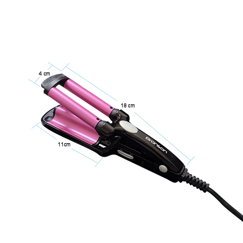 DADAWARD Bronson Catok Professional Wave Envy Styler/ Catokan Mermaid Wave Catokan Keriting Gelombang Korea , Curly/ Professional Three Barrel Curling Iron