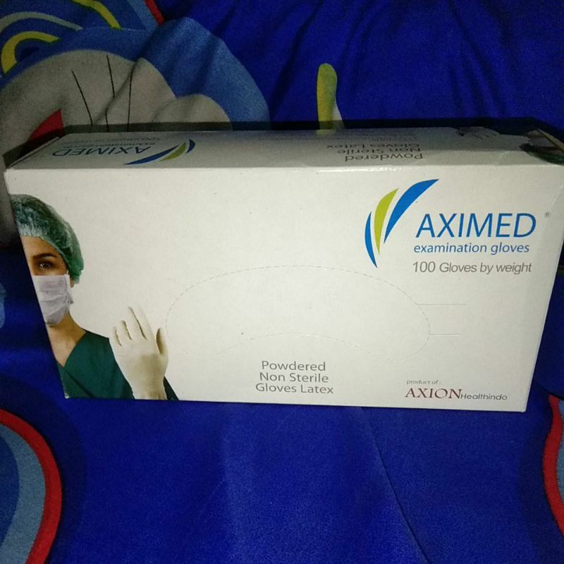 Sarung tangan medis Aximed latex