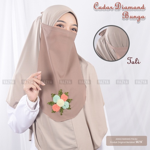 Cadar Tali/Karet Diamond Bunga