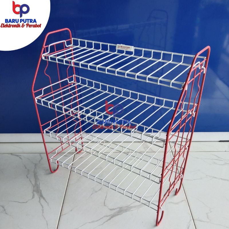 Rak Sepatu Susun 4 Serbaguna Master