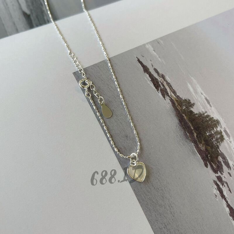 Kalung Wanita Liontin Love Bandul Hati Cinta Gaya Korea Kalung Fashion Necklace Impor Titanium NL 19