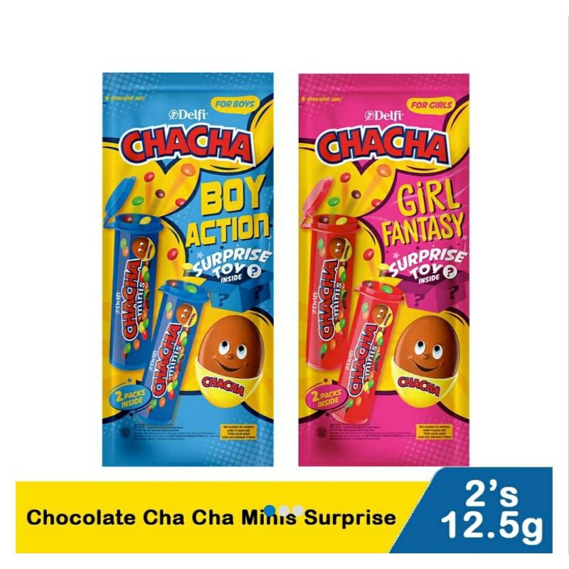 

Delfi Chocolate Cha Cha Minis Surprise2X12.5G