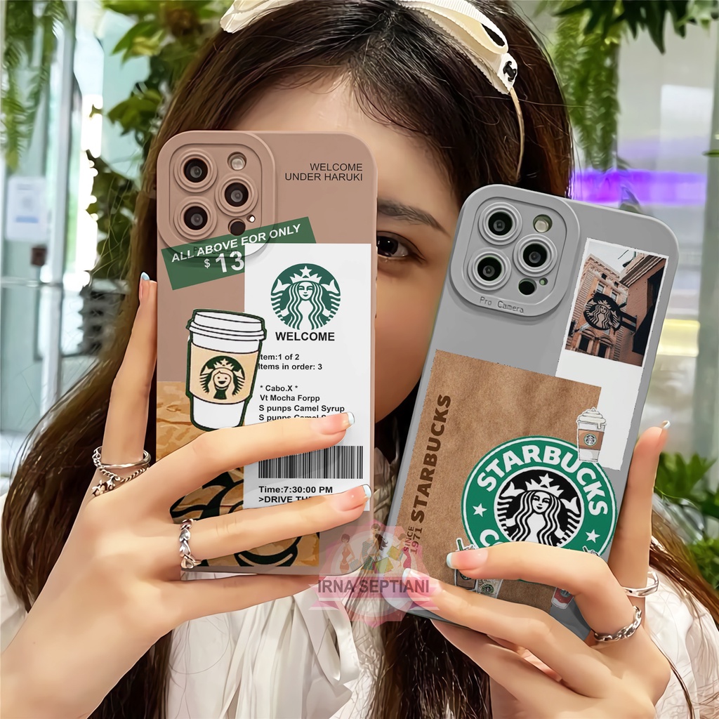 Case Hp silikon starbuck procamera Untuk VIV*O Y16 y35 y22 A57 2022 A76 A96 RENO 7Z VIVO Y21 Y21A Y2