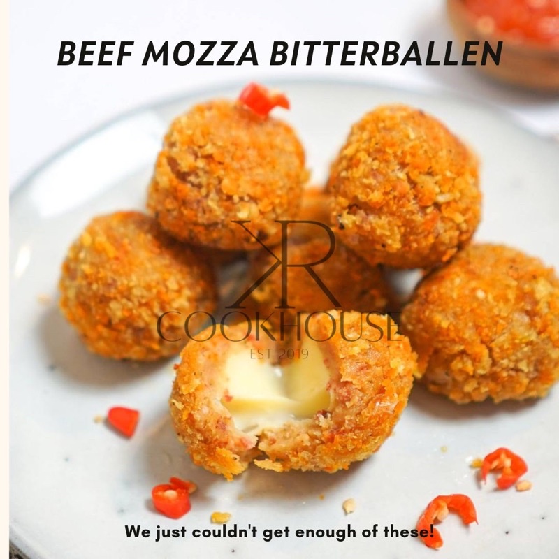 

Beef / Chicken Mozzarella Bitterballen - 12 pcs HALAL (Vacuum Packed)