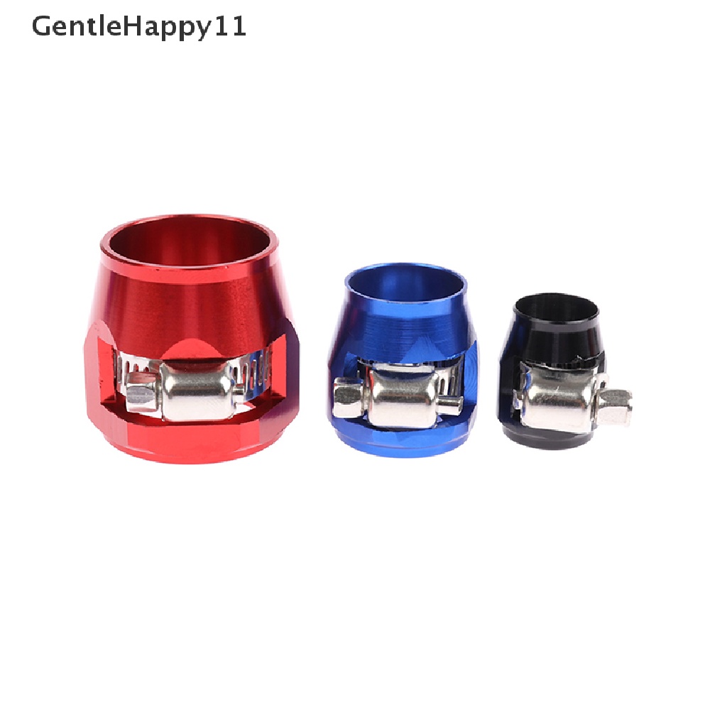 Gentlehappy AN4 /6 /8 /10 /12 Hose Clamp Fuel Pipe Clip Selang Air Minyak Klem Fitgs id