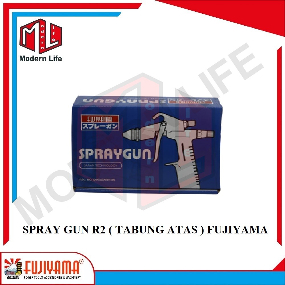 Spraygun FUJIYAMA R2 Tabung Atas Spray Gun Cat Paint Air Brush R-2