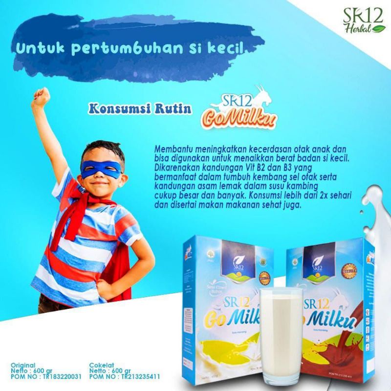 

Susu Kambing GoMilku SR12