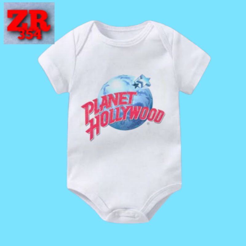 JUMPER BAYI PLANET HOLLYWOOD KAOS BAJU BAYI USIA 0 - 12 BULAN SAMPAI UMUR 1 TAHUN BABY KIDS NEWBORN 