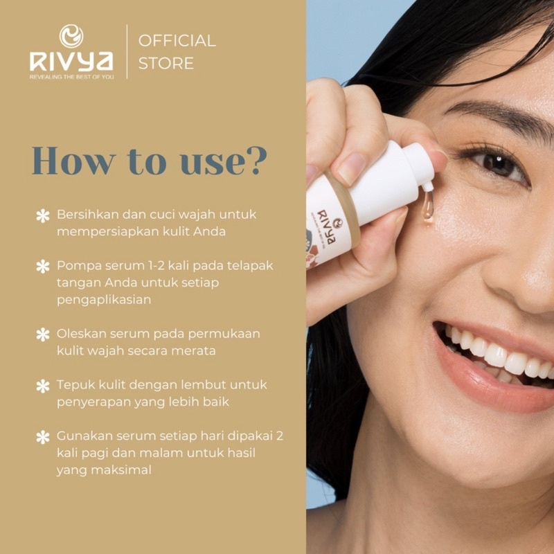 Rivya Backhousia Acne Power Serum 20ml Serum Untuk jerawat Aman Untuk Busui dan Bumil