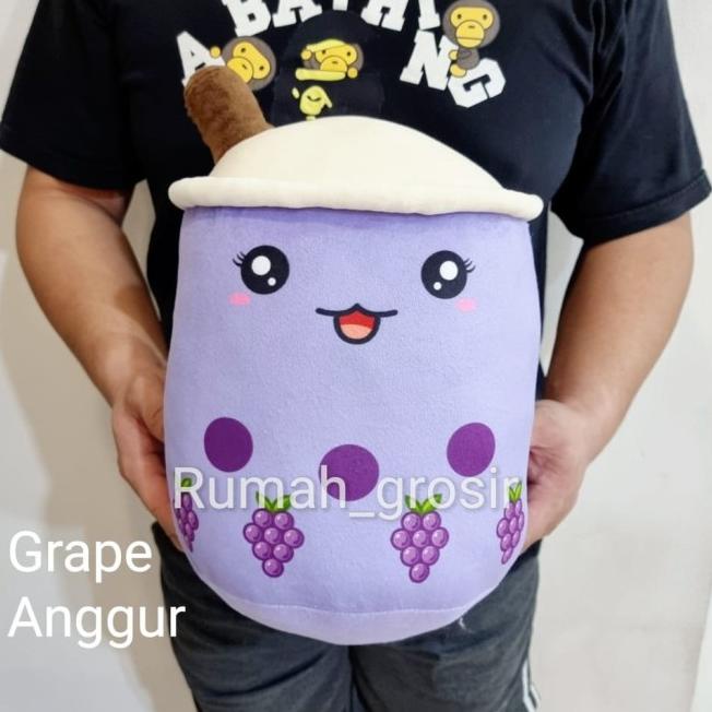 Boneka Boba Bubble Milk Tea Brown Sugar - BOBA RAINBOW