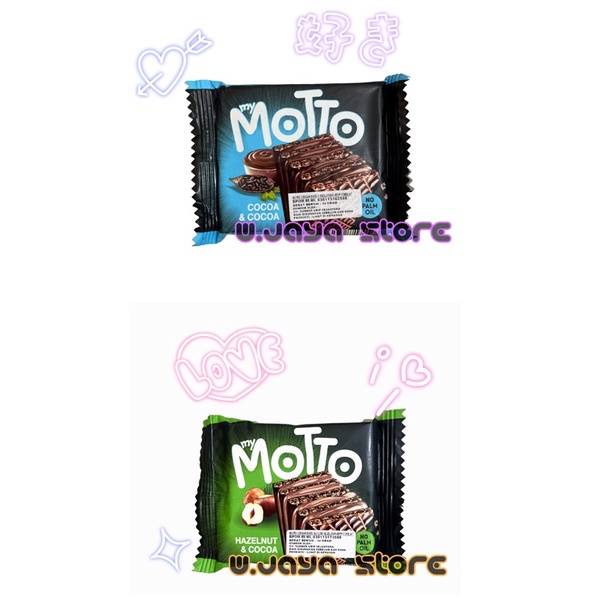 Jual My Motto Wafer Coklat / Hazelnut 34g | Shopee Indonesia