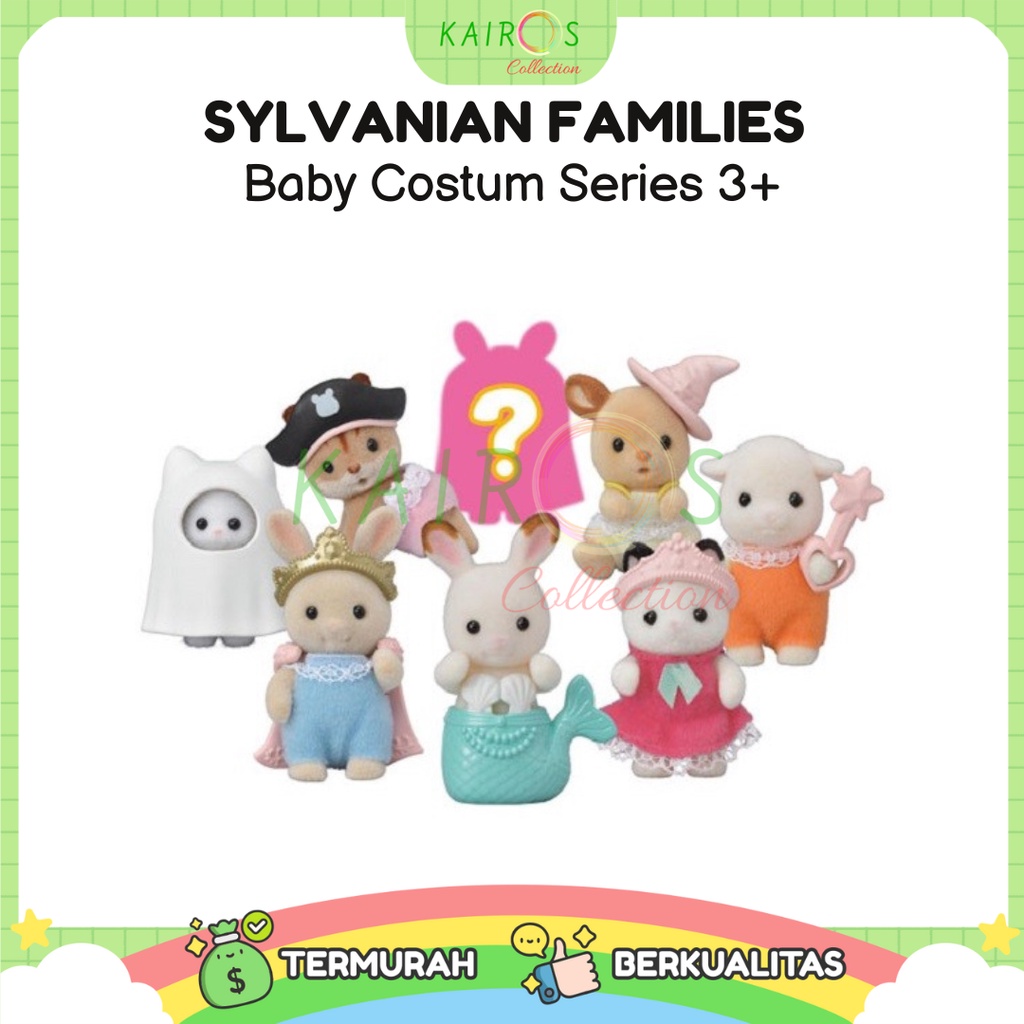 Mainan Anak Sylvanian Families Baby Costum Series 3+