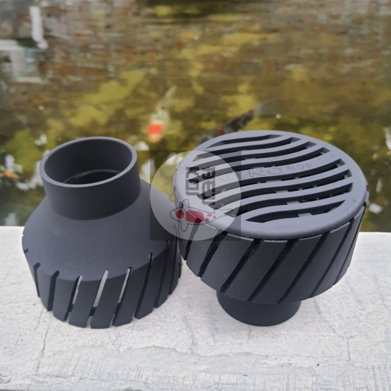 Skimmer Kolam Koi 3 ke 1 1/4 Inch dengan Tutup