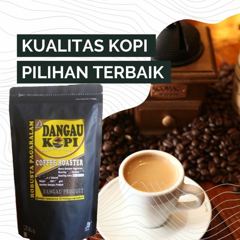 

KOPI ROBUSTA PAGARALAM KOPI PETIK MERAH Kopi PRemium 200 Grm