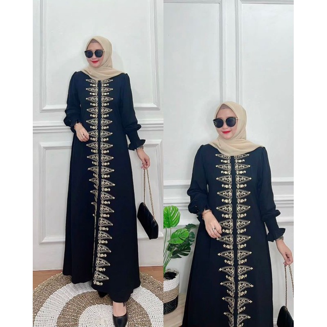gamis cringkle bordil