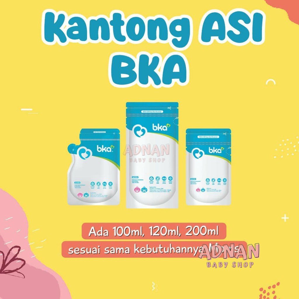 BKA Kantung Asi Plastik Asi Tempat Penyimpanan ASI