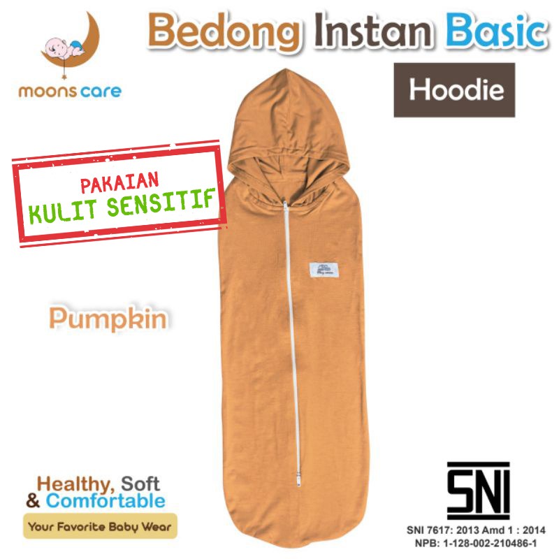 SNI DITA MOONSCARE kualitas PREMIUM Bedong instan Resleting Topi dita Bedong topi dita bedong swaddle Instant lampin