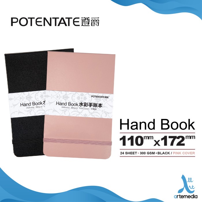 

POTENTATE Hand Book Watercolor 110X172mm 300gsm Kertas Buku Cat Air