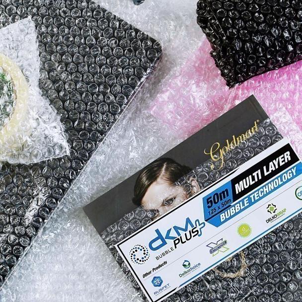 

Plastik Bubble Wrap 125cm x 50m PREMIUM DKMPLUS Bubblewrap /ROLL - Bening