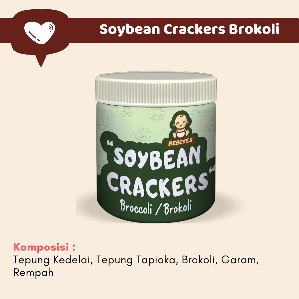 Crackers Kedelai Keju Brokoli Wortel Tanpa Susu Snack Bayi Bentuk Stik Mulai Usia 8 Bulan Tanpa MSG &amp; Pengawet Makanan Bayi MPASI