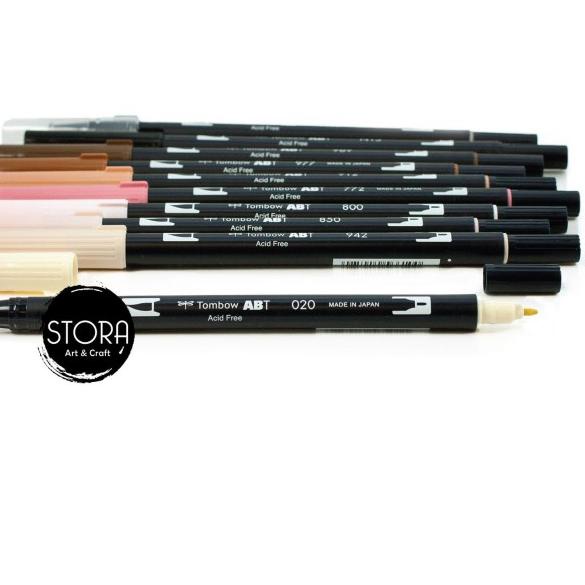 

Tombow Dual Brush Pen Set 10 - Potrait Palette