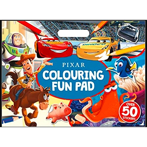 

BIG ACTIVITY BOOK - COLOURING FUN PAD - DISNEY PIXAR