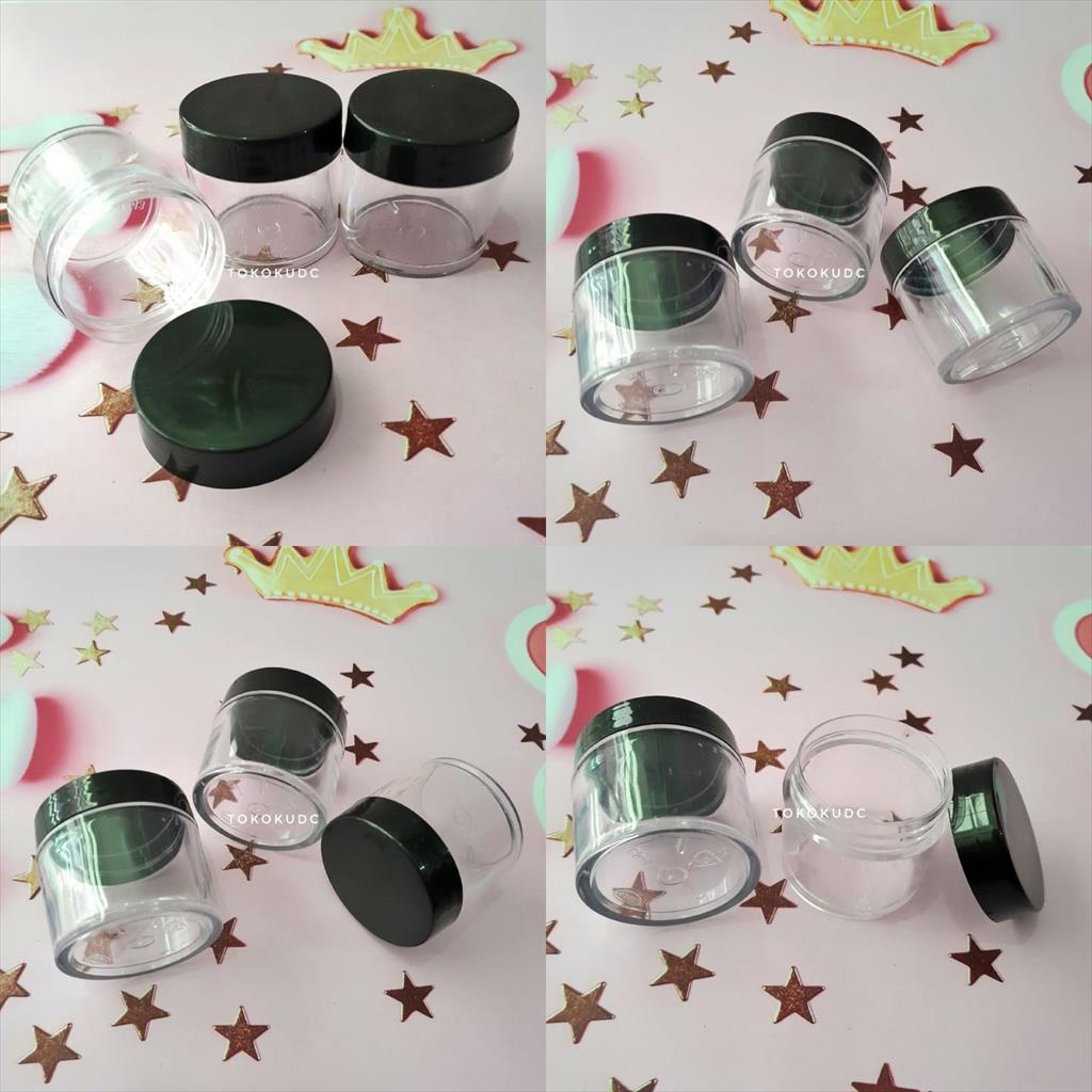 3PCS CONTAINER JAR POT BLACK 30ML
