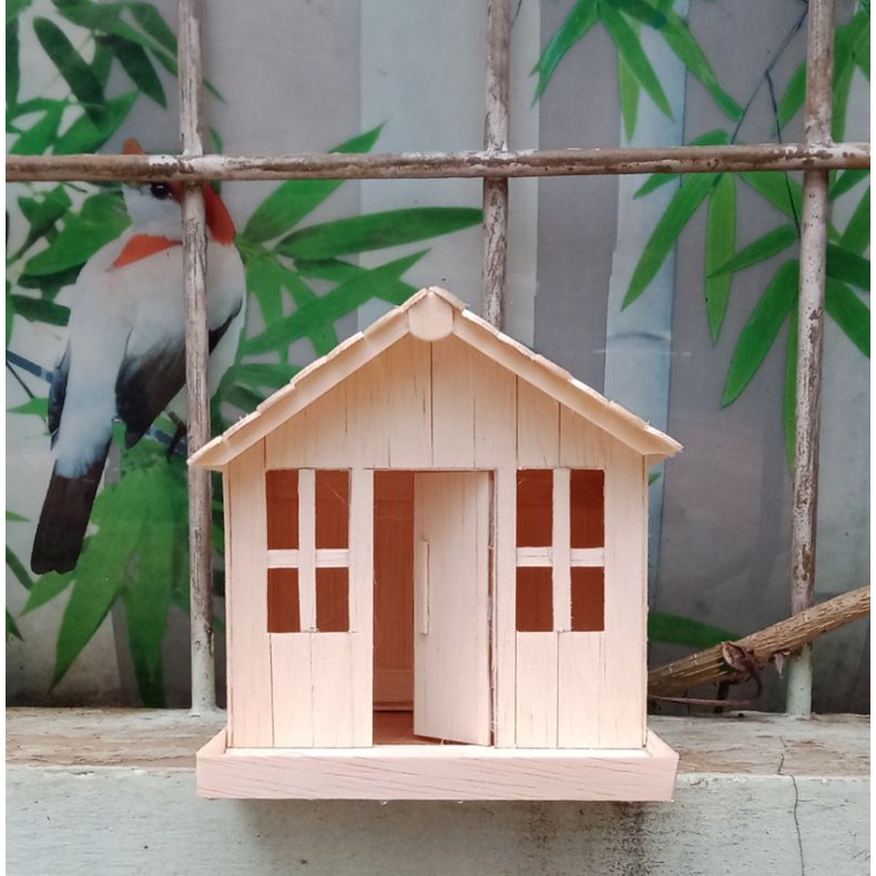 miniatur rumah dari stik es krim