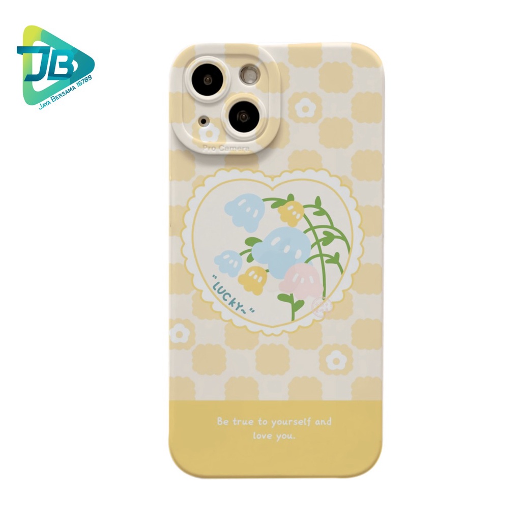 CUSTOM CASE SOFTCASE SILIKON PROCAMERA SMILE FLOWERS CUSTOM OPPO REALME VIVO XIAOMI SAMSUNG INFINIX IPHONE FOR ALL TYPE JB6221