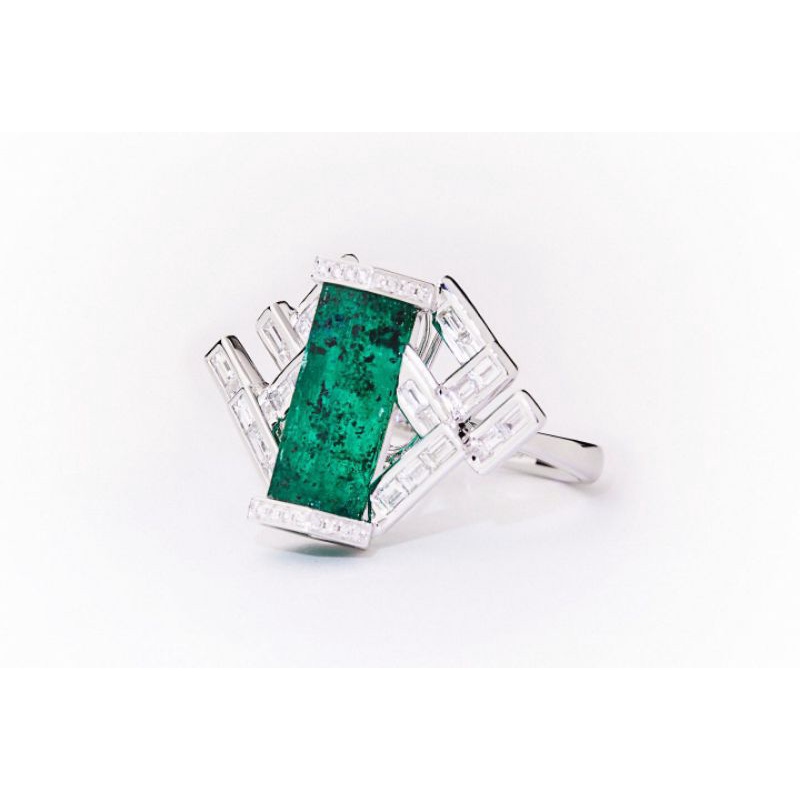 pesanan jeng dewi sport jogja [ROUGH NATURAL EMERALD BERYL AFGHANISTAN 9CT WITH RING GOLD 18K] bahan