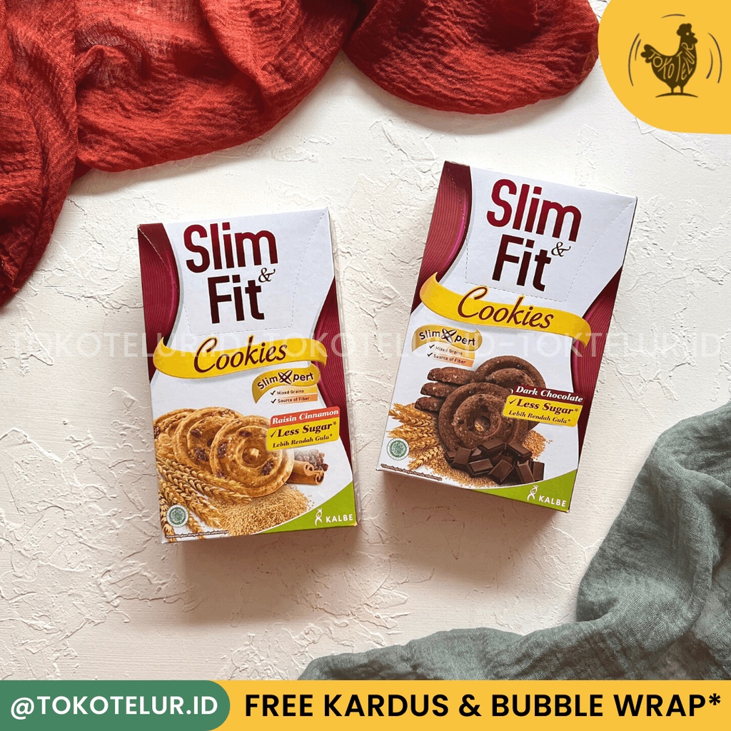 Slim &amp; Fit - Cookies Dark Chocolate &amp; Raisin Cinnamon (1Box-10sachet)