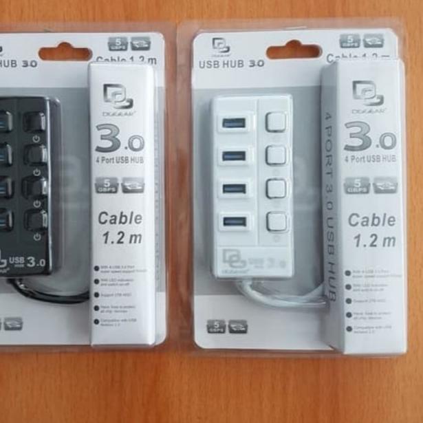 USB HUB 4 port USB 3.0 / USB HUB 3.0 (4port) DIGIGEAR HIGH QUALITY - Hitam