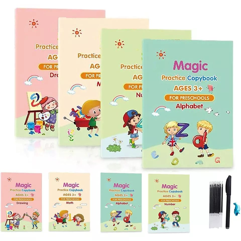 

SANK Magic Practice Book 1 SET ISI 4 BUKU + PULPEN