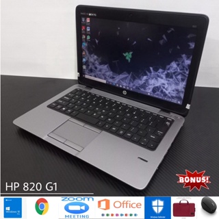 Laptop Hp 820 G1 Intel Core i5 Gen4 Ram 8GB SSD 128GB Win 10 - Siap pakai