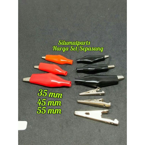 Jepit Buaya / Clip Karet / Alligator Clip / capit Buaya Jepitan Buaya Klip Jepit Buaya