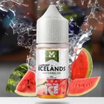 Liquid Icelands Watermelon Salt Nic 30ML by Move Juice - Iceland