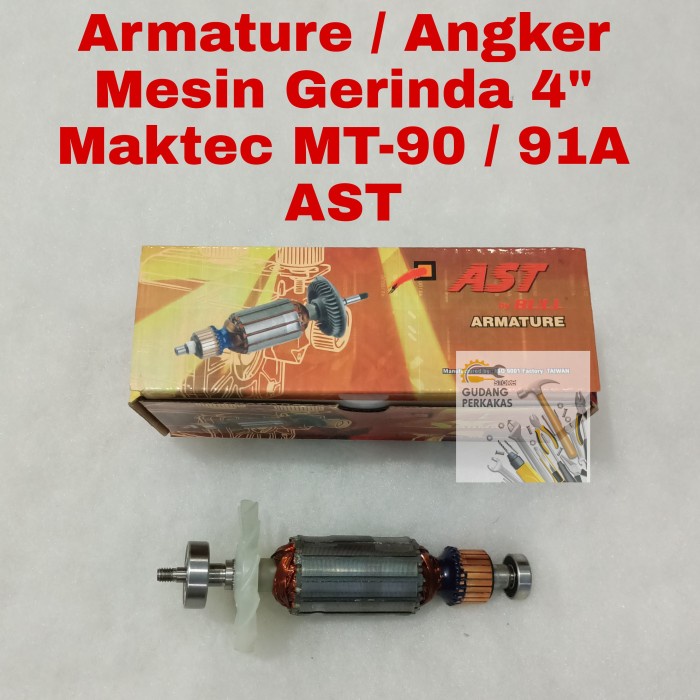 [COD] Armature Mt90 - Angker Jantung Gerinda Tangan 4 In Maktec Mt 90 / 91A / Perlengkapan Rumah Tan