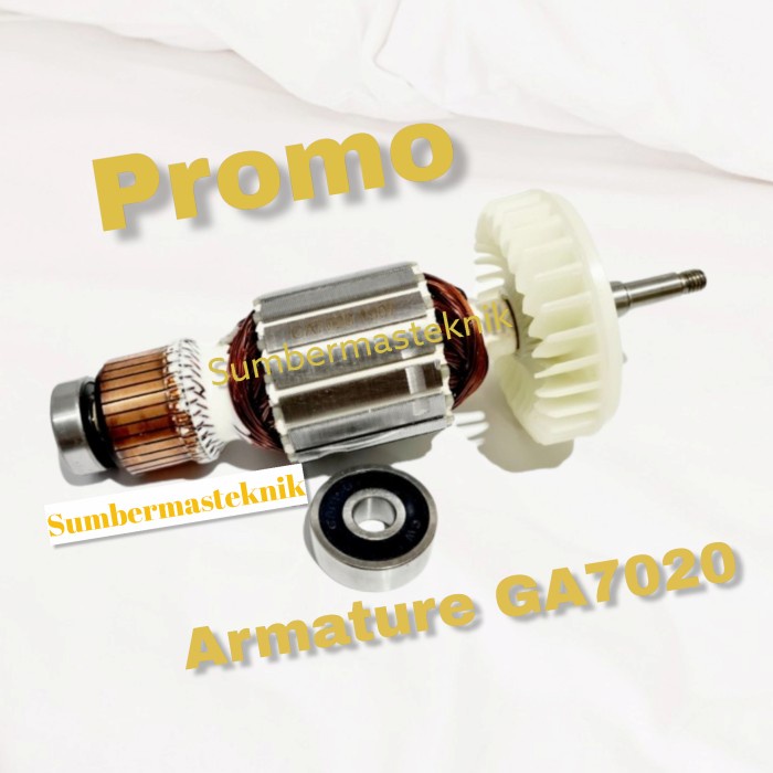 ARMATUR ANGKER MAKITA GA7020 ARMATURE GERINDA MAKITA 7" GA 7020