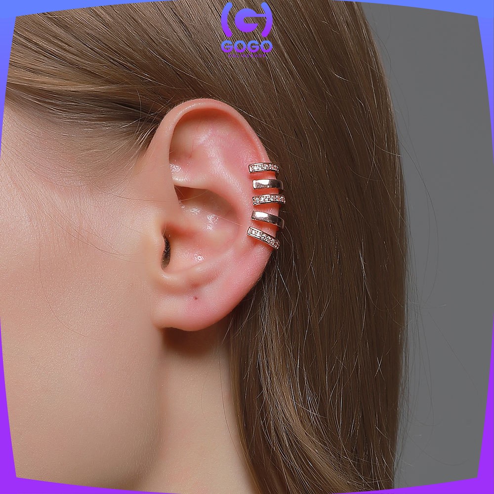 GOGO-K115 K117 Anting Single Aksesoris Fashion Wanita Motif Bintang Korean Style / Anting Anti Karat Earrings Import Fashion