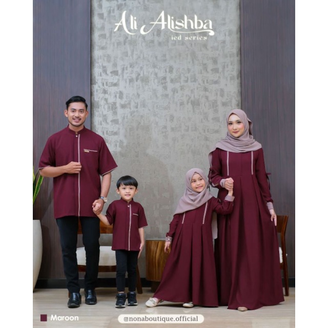 RIHAIA | Sarimbit Keluarga 2023 Ali Alishba Ied Series by Nona Boutique